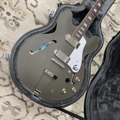 Epiphone Casino Worn Olive Drab | Reverb