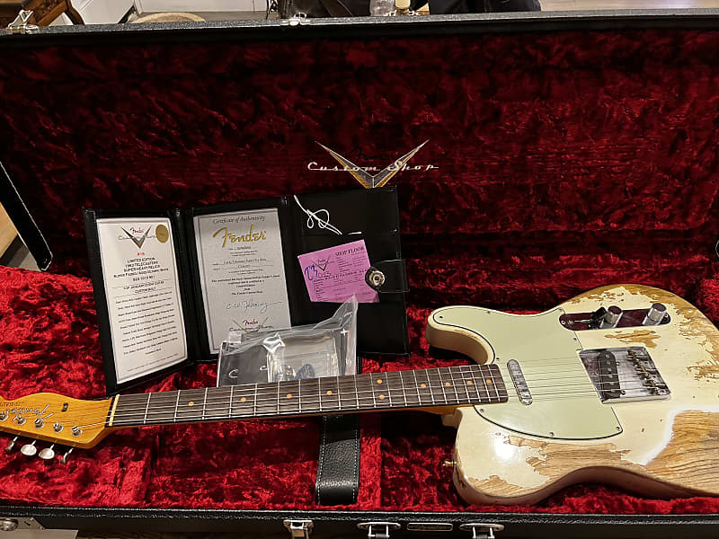 Fender Limited Edition Custom Shop 2019 - Super Faded/Aged Olympic White image 1