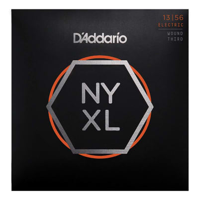 D'Addario NYXL1356W Nickel Wound Medium Electric Guitar Strings (13-56) image 1