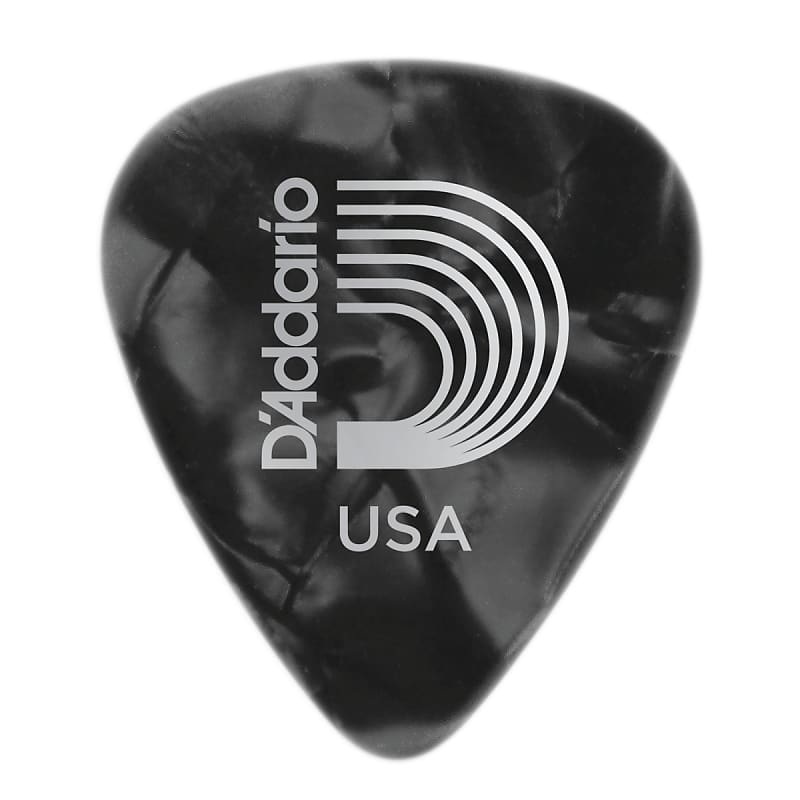 Planet Waves Black Pearl Celluloid Guitar Picks, 10 pack, Extra Heavy image 1
