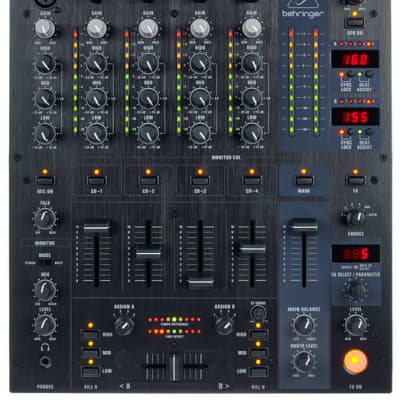 Behringer Pro Mixer DJX750 4-Channel DJ Mixer with Effects and BPM Counter image 5