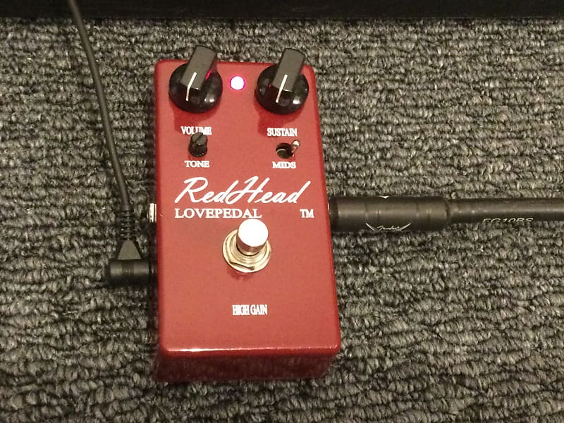 Lovepedal RedHead High Gain Overdrive Distortion Pedal | Reverb
