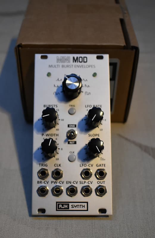 AJH Synth Multi Burst Envelope Euroack Module Silver Reverb UK