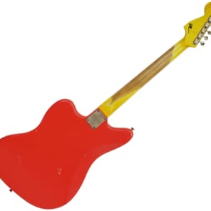 Nash Guitars JM-63 w/ Hardshell Case - Fiesta Red/Rosewood