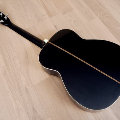 1980s Morris MF-50 X-Braced Auditorium Acoustic Guitar Black 1980s Morris MF-50 X-Braced Auditorium Acoustic Guitar Black