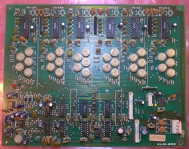 Korg DW 6000  / KLM-655 Voice Board (Tested and Working) image 1
