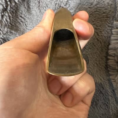 Rare Sebastian Knox Bronze Handcrafted Tenor Sax Mouthpiece - 0.108! image 4