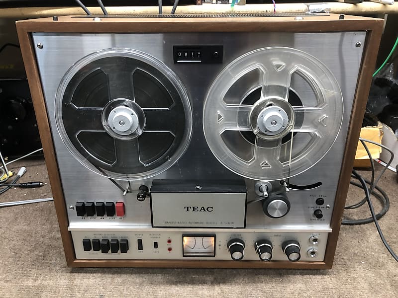 Teac A-1500 auto reverse 7 reel to reel tape deck 1966