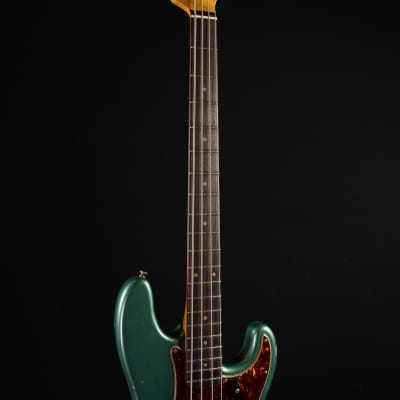 Fender Custom Shop LTD 1960 Precision Bass Heavy Relic - Aged Sherwood Green Metallic #8319 image 9