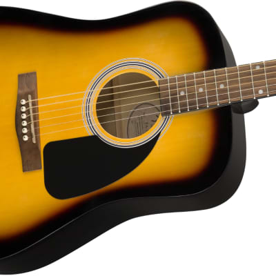 Fender FA-115 Full Size Sunburst Dreadnought Spruce Top Acoustic Guitar Pack image 6