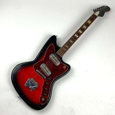 Harmony H-19 Silhouette/Bobkat  Circa 1965 - Cherry Burst image 1