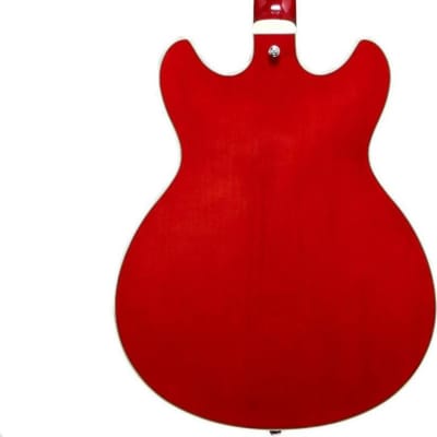 Ibanez AS7312 Artcore 12-String Semi-Hollow Electric Guitar, Trans Red image 3
