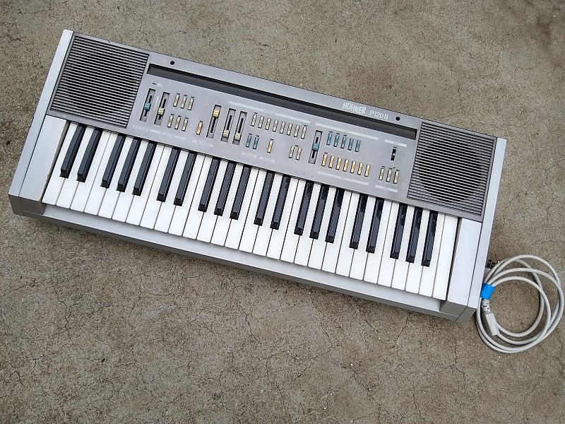 Vintage Early 80s Hohner P120N Synthesizer Keyboard - Cool
