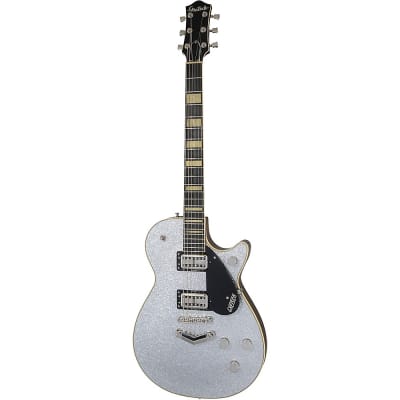 Gretsch Guitars G6229 Players Edition Jet BT Electric Guitar Silver Sparkle image 6