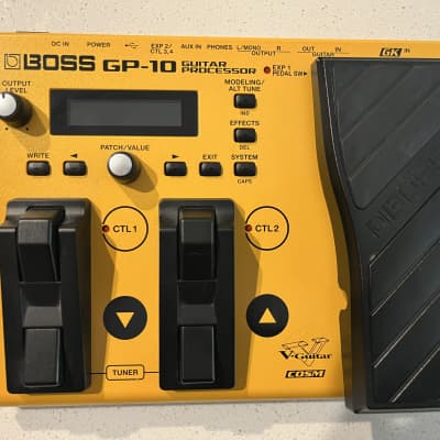 Boss GP-10 Guitar Processor Multi-Effect Unit w/ GK-3 Pickup | Reverb