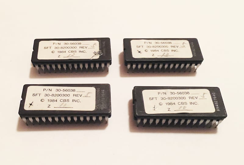 Rhodes Chroma Polaris Original EPROM Chips. Set of 4. Works Great ! image 1