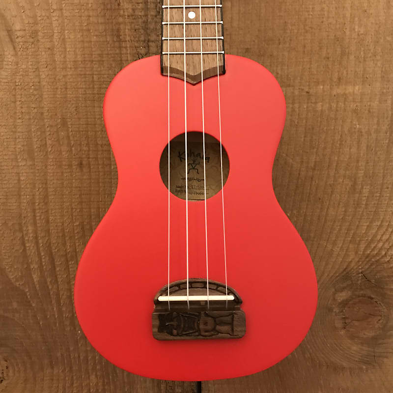 Kohala KT-SRD Tiki Series Soprano Ukulele Red
