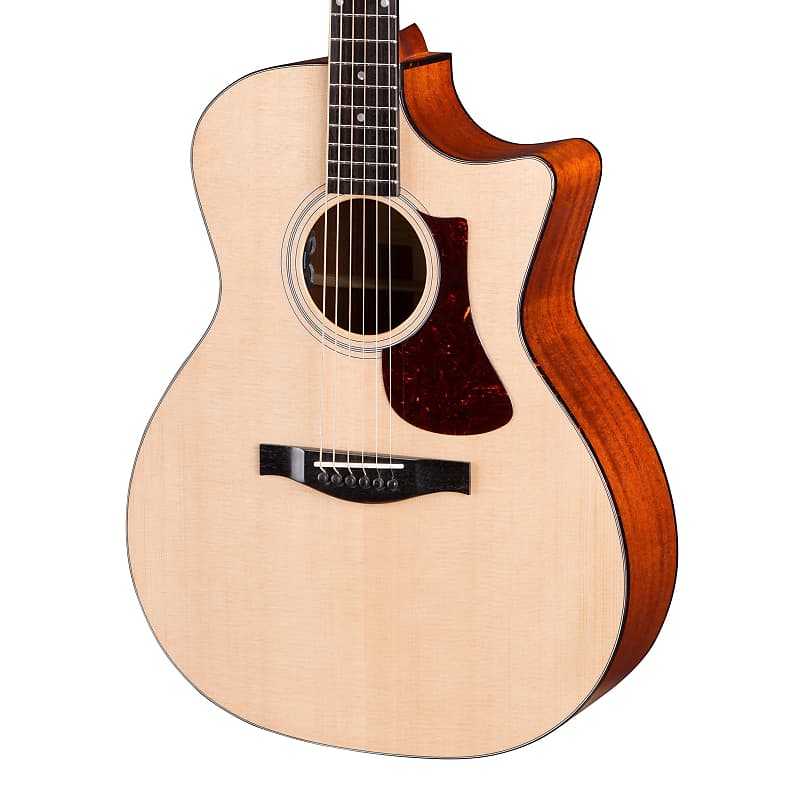Eastman AC122-1CE Cutaway Grand Auditorium Acoustic Electric Natural w/ Gig Bag