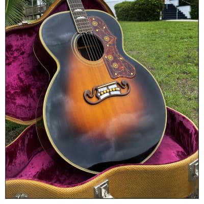Vintage 1940 Gibson Super Jumbo 200 Acoustic guitar. Iconic pre-war singing cowboy SJ-200 J-200 Western beauty for sale