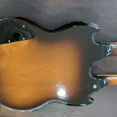 Gibson EMS 1235 mandolin/6string doubleneck  1966 Tobacco sunburst image 5