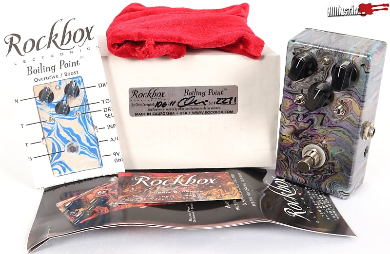 Rockbox Boiling Point Hand Painted Electric Guitar Overdrive