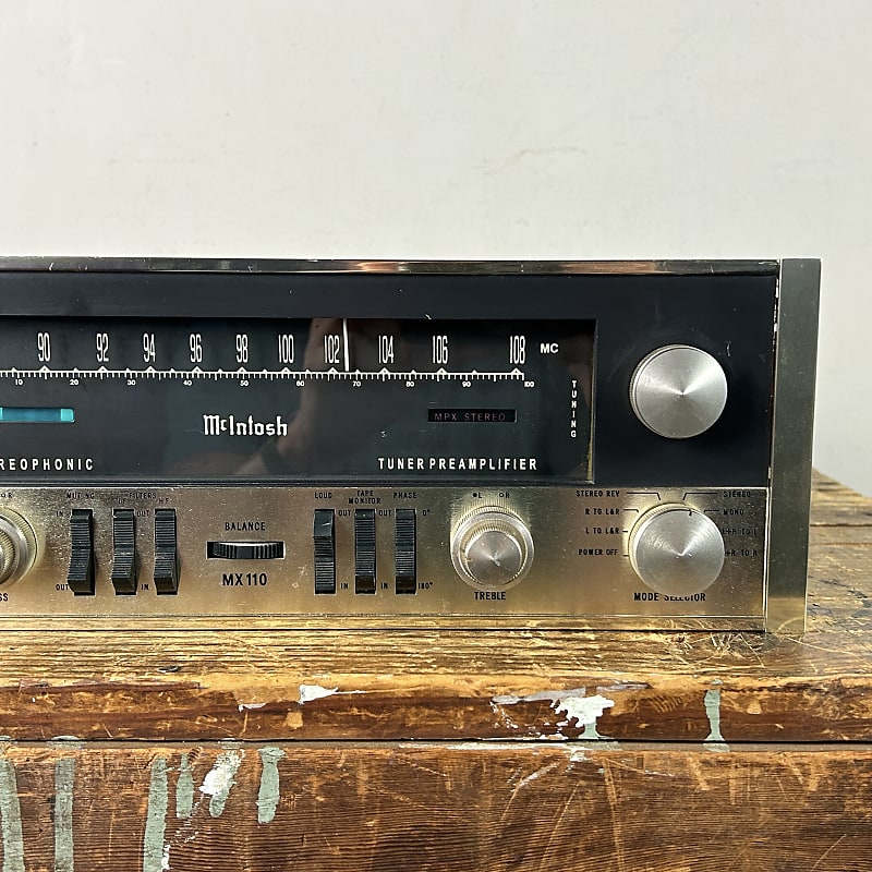 McIntosh MX110 Stereo Tube AM / FM Tuner | Reverb