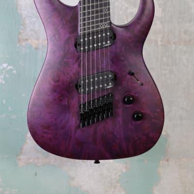 Legator Ninja X 7 7-String Electric Guitar  - Purple image 2