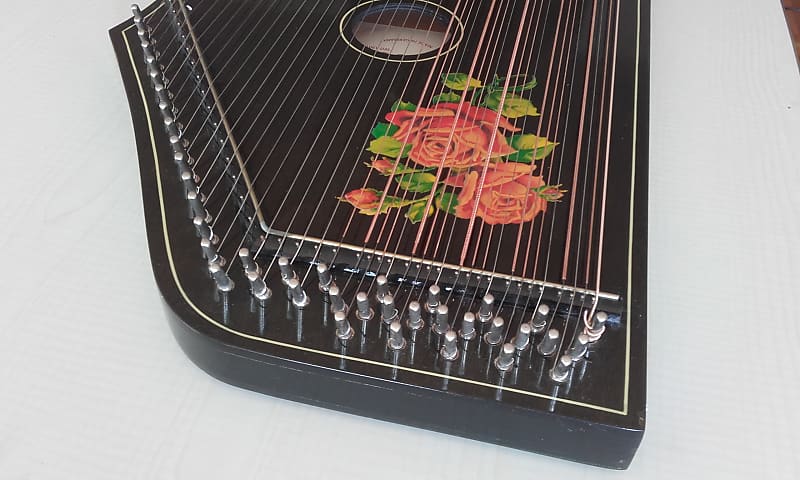 Zither C.Robert Hopf 100/2 chord zither 1970s vintage | Reverb
