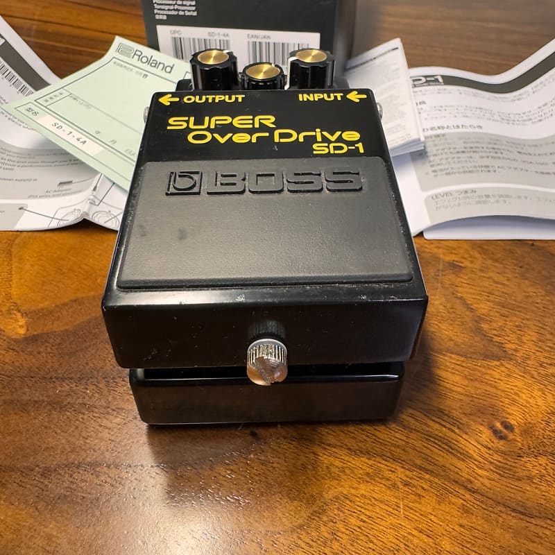 BOSS SD-1 4A 40th ANNIVERSARY 美品 Boss SD-1 4A 40th Anniversary w/Box and Paperwork