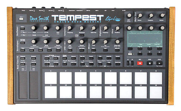 Tempest analog drum machine store