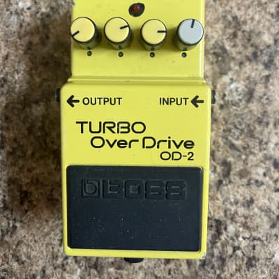 Boss OD-2 Turbo OverDrive (Black Label) 1985 - 1988 - Yellow image 2
