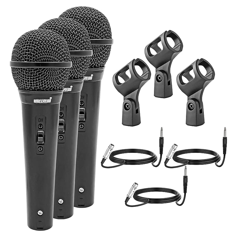 Dropship 5 CORE Karaoke Microphone Dynamic Vocal Handheld Mic Cardioid  Unidirectional Microfono W On And Off Switch Includes XLR Audio Cable Mic  Holder PM 757 to Sell Online at a Lower Price