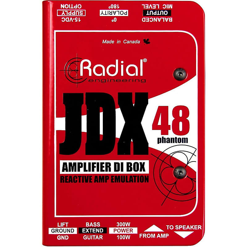 Radial Engineering JDX-48 Reactor Guitar Amp Direct Box image 1