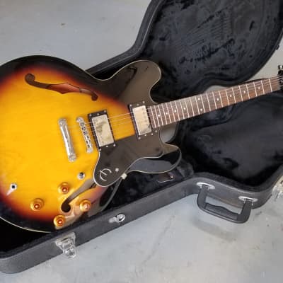 Epiphone Dot ES-335 vintage sunburst made in Korea Peerless