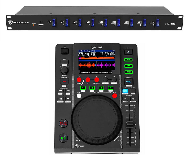 GEMINI MDJ-600 DJ用 CD USB メディアプレーヤー - CDJ・ターンテーブル