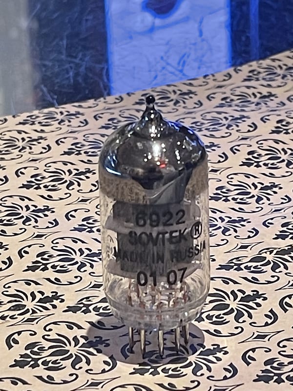 Sovtek 6922 Vacuum tube made in russia Reverb
