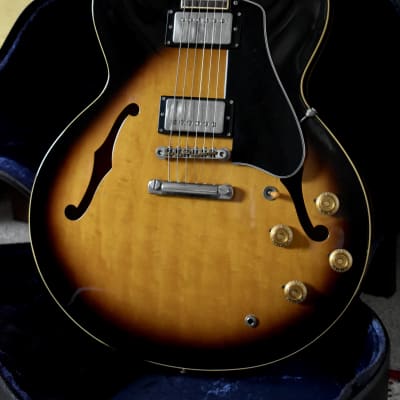 1981 Tokai ES100R Sunburst w/OHSC, Japan, ’59 ES-335, Long Guard, MIJ, Lawsuit, Lacquer image 6