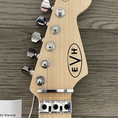 EVH Striped Series Electric Guitar 2010s Black/Yellow image 4