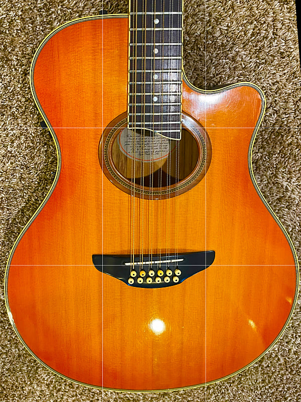 True Stereo Acoustic Guitar Yamaha APX 12 - Sunburst'ish