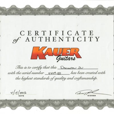 Kauer Daylighter Jr. (Short Scale) 2012 image 4