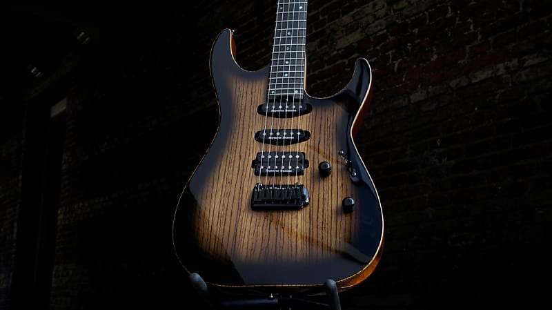 ESP USA M-III 2 GT - Zebrawood - See Thru Black Sunburst ESP USA M-III 2 GT - Zebrawood - See Thru Black Sunburst