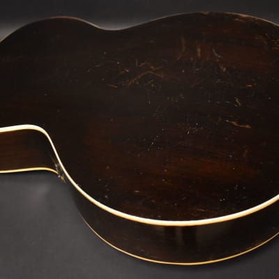 c. 1935 Cromwell By Gibson G-4 Archtop Acoustic Sunburst image 11
