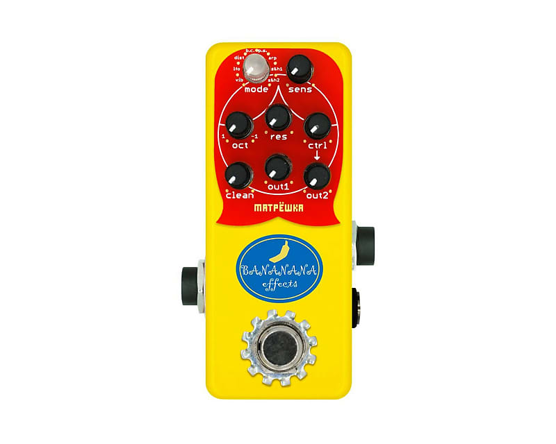 Bananana Effects Matryoshka (Matpëwka) Mini Bass Synth Effects Pedal