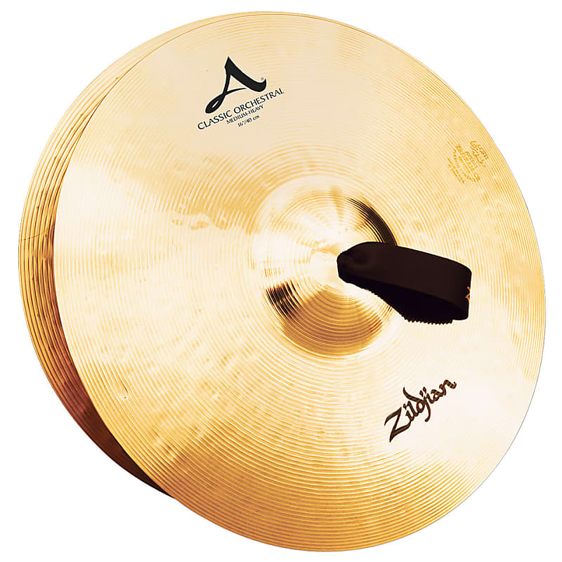 Zildjian A Classic Orchestral Selection A0753 Medium Heavy 16" Cymbals Pair image 1