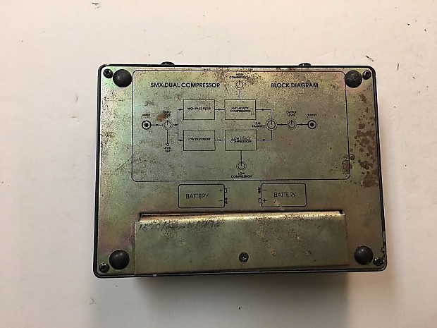 Trace Elliot SMX Dual Compressor EQ 18v Rare Vintage Guitar Bass