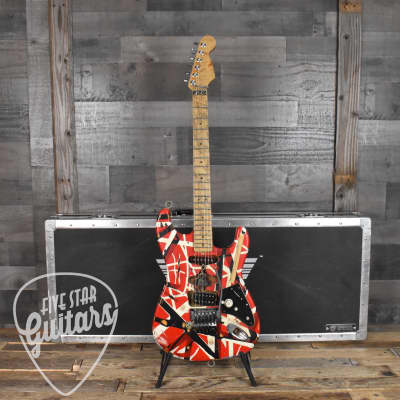 Pre-Owned Fender Custom Shop EVH Frankenstein Replica Tribute Eddie Van Halen, Chip Ellis Masterbuilt - Limited Run with Original Flight Case - Setup by Tom Weber - 1/300 image 21