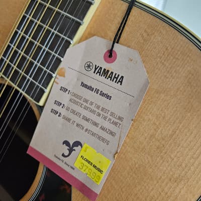 Yamaha FG820 12-String Acoustic Guitar - Natural image 9