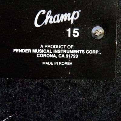 Squier Champ 15 mid-70's - Black Tolex image 11