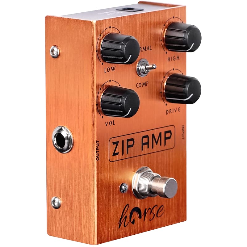 Horse Pedals "Zip Amp" Overdrive & Distortion with Switchable Reverb