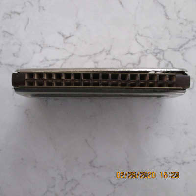 Hohner Echo Bell Metal Reeds Vintage Harmonica Made in Germany image 7